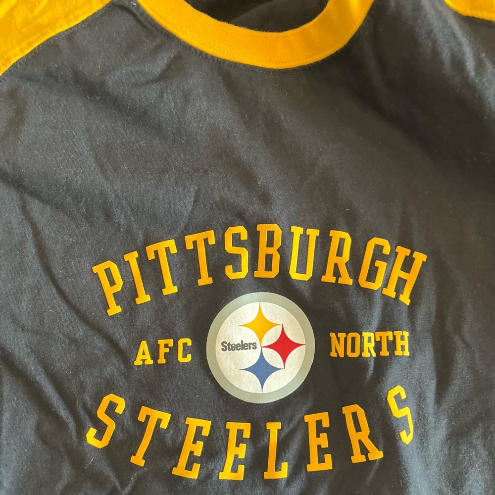 Reebok NFL Vintage Pittsburgh Steelers Men’s Long Sleeve T-Shirt AFC North 2XL - Picture 3 of 9
